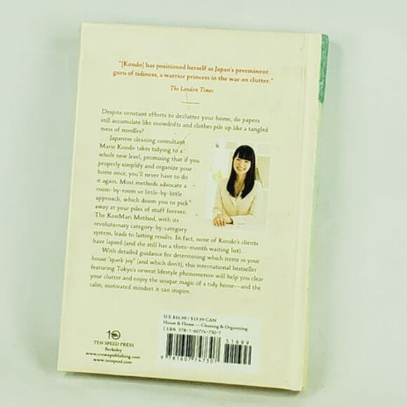 The Life-Changing Magic of Tidying Up by Marie Kondo Hardcover - Picture 2 of 4